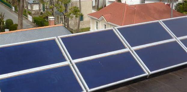 Panneaux solaires thermiques Hôtel La Concorde LA BAULE